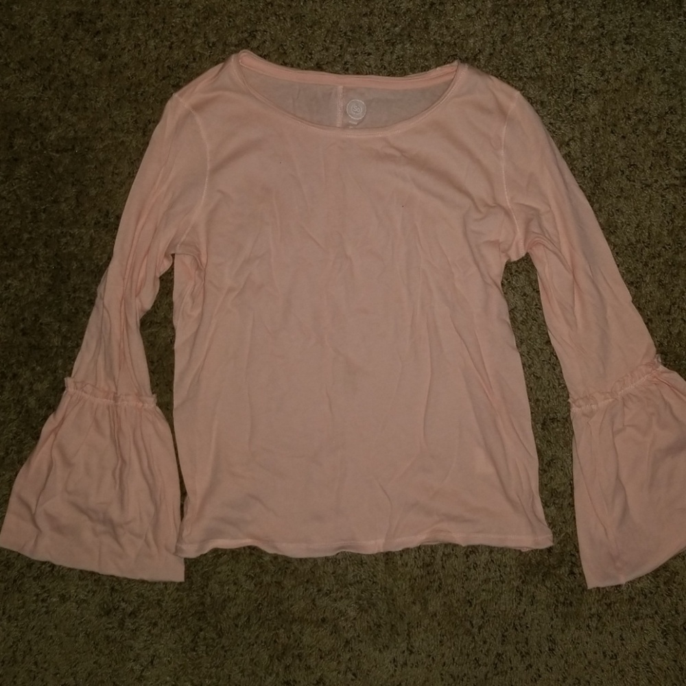 Pink long sleeve top